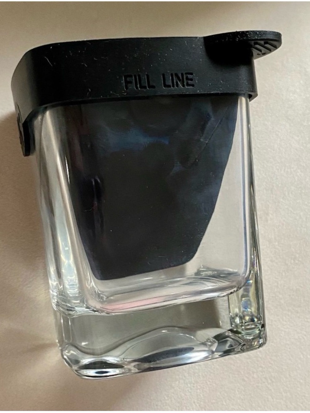 Corkcicle Black Fill Line Glass Canister with Lid